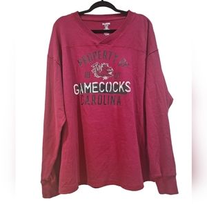 Vintage Property of Carolina Gamecocks V-Neck Sweatshirt Men's Size XL GUC
